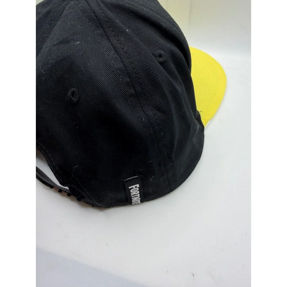 Fortnite‎ Peely Snapback Hat Mens Black Yellow Flat Brim Cap Epic Games RN14750